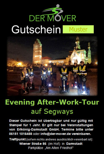 Gutschein Evening-Afterwork City Tour